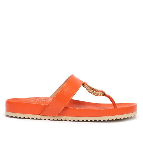 Papete Couro Shoestock Argola Metal