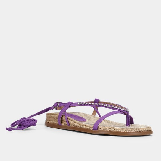 Papete Shoestock Brilho Amarração