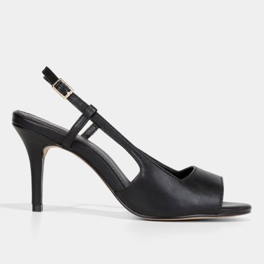 Peep Toe Shoestock Salto Fino Médio