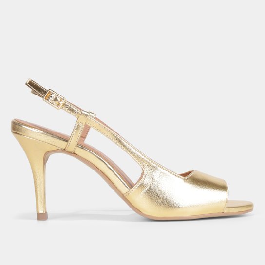 Peep Toe Shoestock Salto Fino Médio