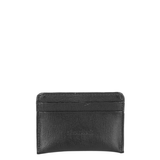 Porta Cartão Couro Shoestock Mini Feminino - Preto