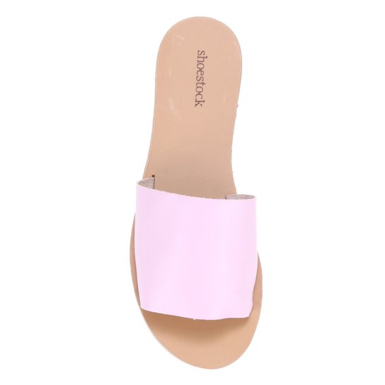 Rasteira Couro Shoestock Slide