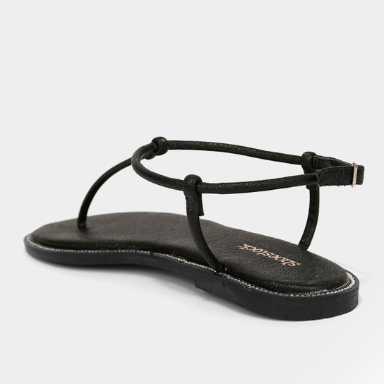 Rasteira Shoestock Basic Strass