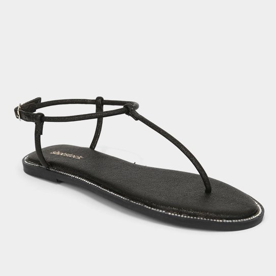 Rasteira Shoestock Basic Strass