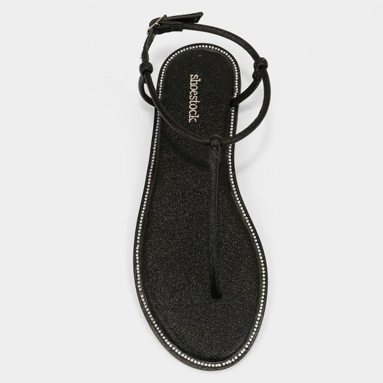 Rasteira Shoestock Basic Strass