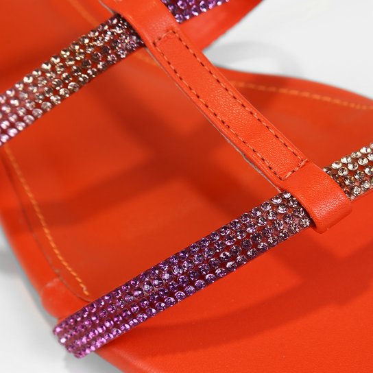 Rasteira Shoestock Brilho Gladiadora