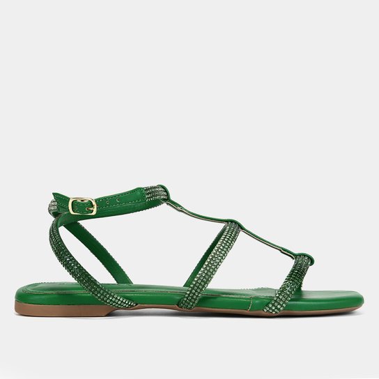 Rasteira Shoestock Brilho Gladiadora