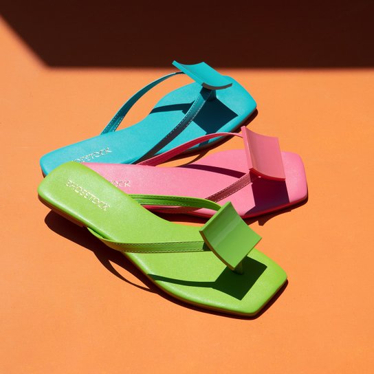 Rasteira Shoestock Chinelo Monocolor