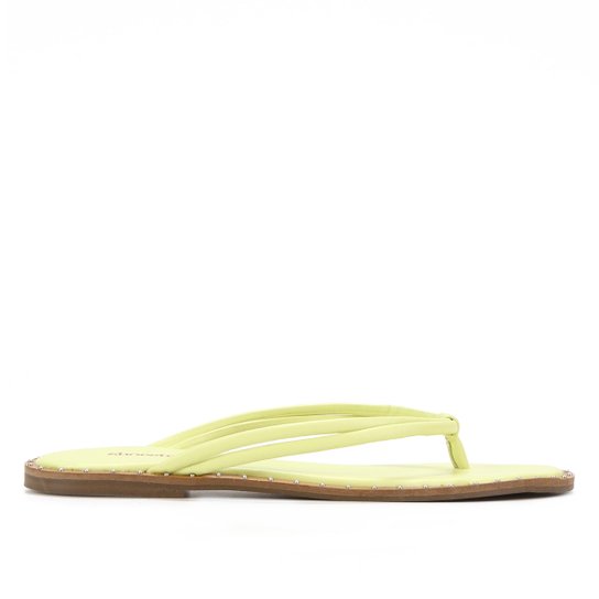 Rasteira Shoestock Color Tiras Rebites