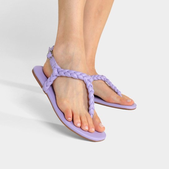 Rasteira Shoestock Comfy Trança