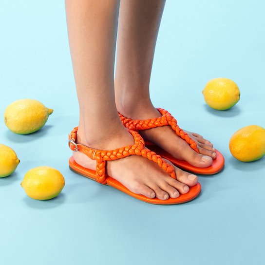 Rasteira Shoestock Comfy Trança