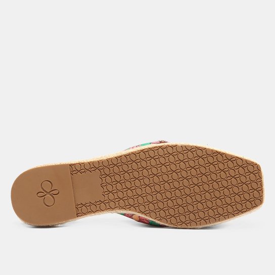 Rasteira Shoestock Espadrille Flat Tecido
