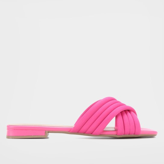 Rasteira Shoestock For You Tiras Cruzadas Comforto