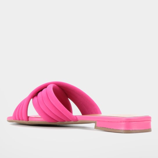 Rasteira Shoestock For You Tiras Cruzadas Comforto