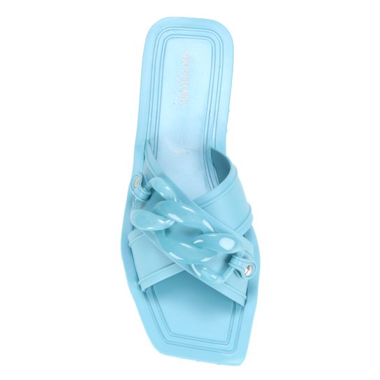 Rasteira Shoestock For You Tiras Cruzadas Corrente