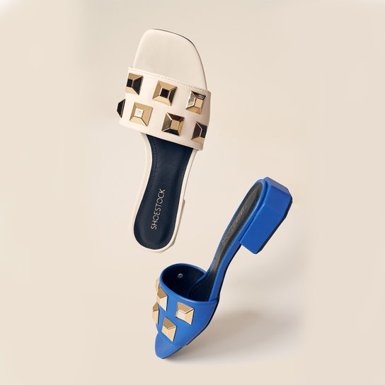 Rasteira Shoestock Spikes Feminina