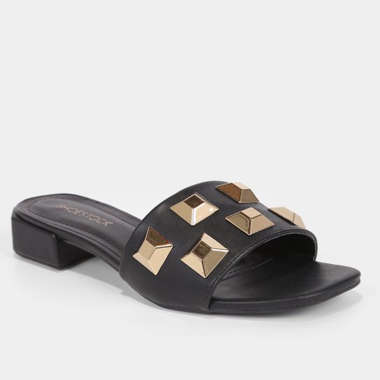 Rasteira Shoestock Spikes Feminina