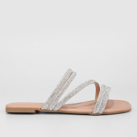 Rasteira Shoestock Strass