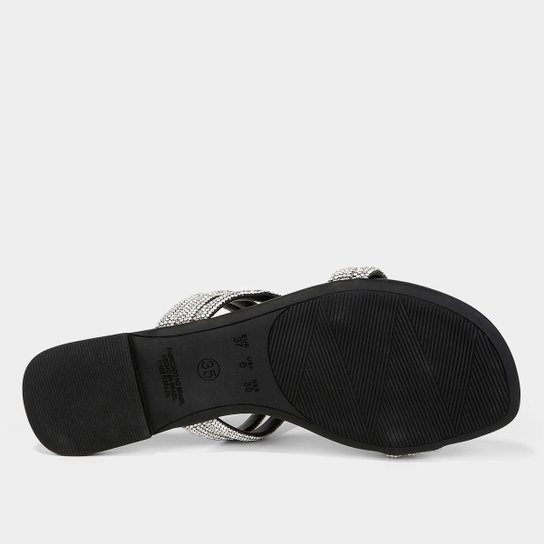 Rasteira Shoestock Strass