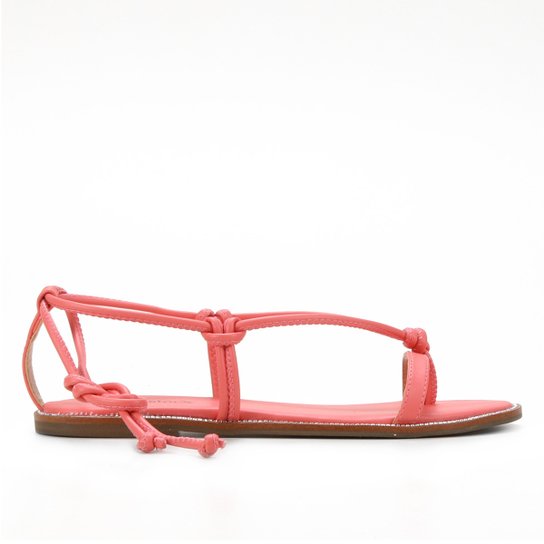 Rasteira Shoestock Tiras Amarração