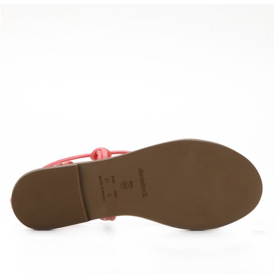 Rasteira Shoestock Tiras Amarração