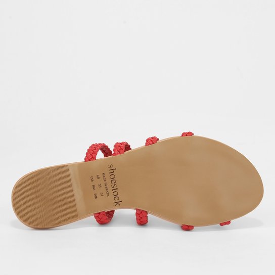 Rasteira Shoestock Trança