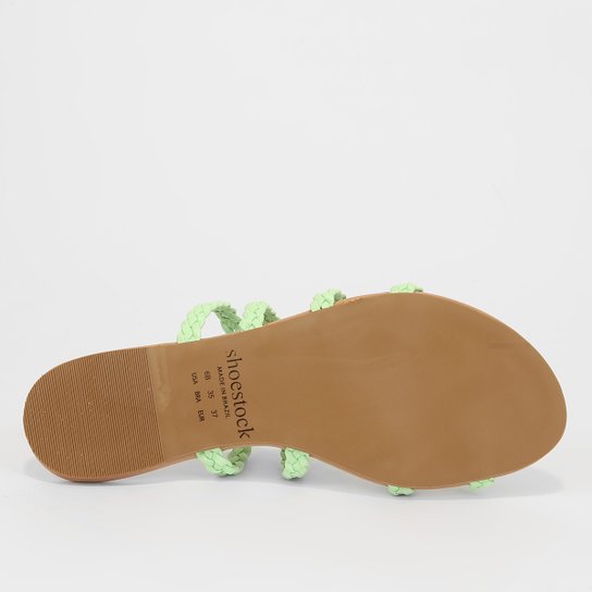 Rasteira Shoestock Trança