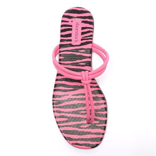Rasteira Shoestock Zebra Color