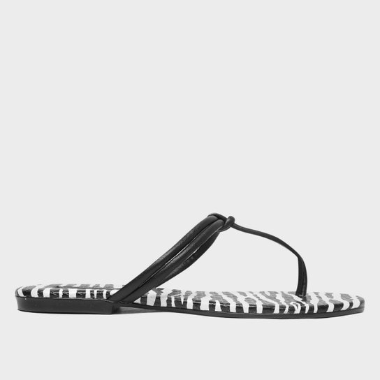 Rasteira Shoestock Zebra Color