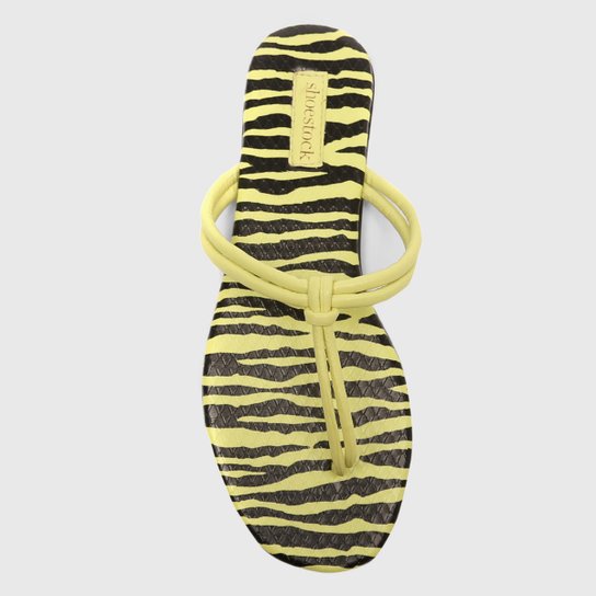 Rasteira Shoestock Zebra Color