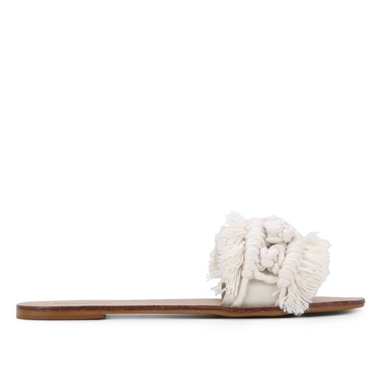 Rasteira Slide Shoestock Franjas