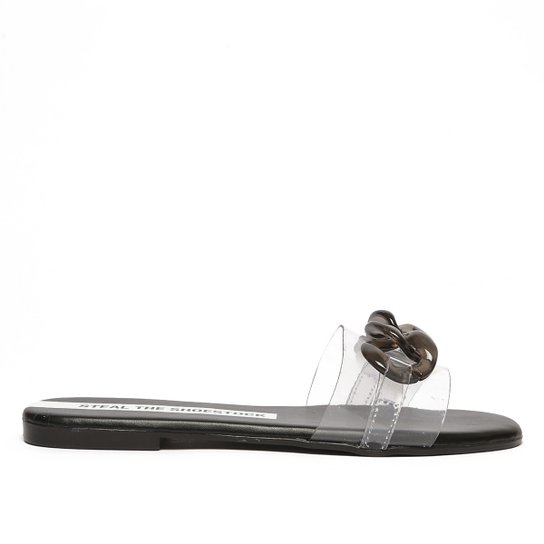 Rasteira Steal The Shoestock Corrente Vinil Color