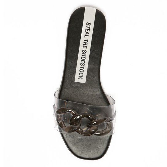 Rasteira Steal The Shoestock Corrente Vinil Color