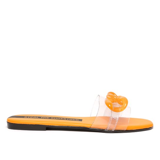 Rasteira Steal The Shoestock Corrente Vinil Color