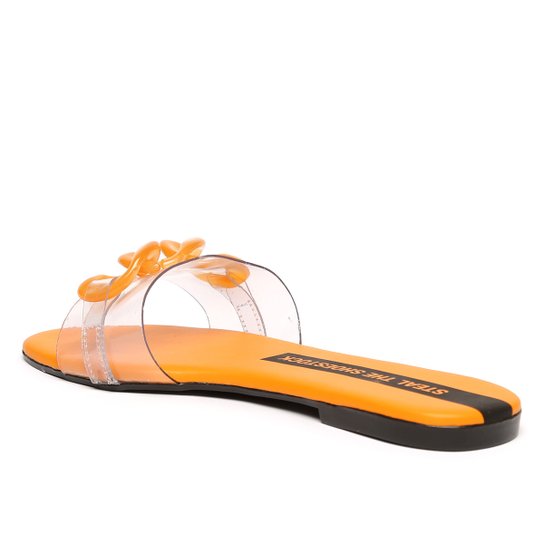 Rasteira Steal The Shoestock Corrente Vinil Color