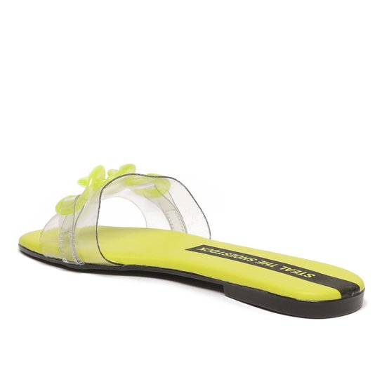 Rasteira Steal The Shoestock Corrente Vinil Color