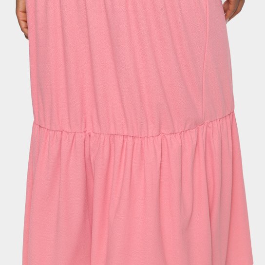 Saia Longa Modaloka Babado Feminina