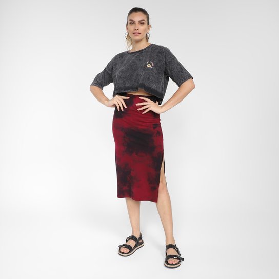 Saia Volcom Midi Easy Bade Tie Dye