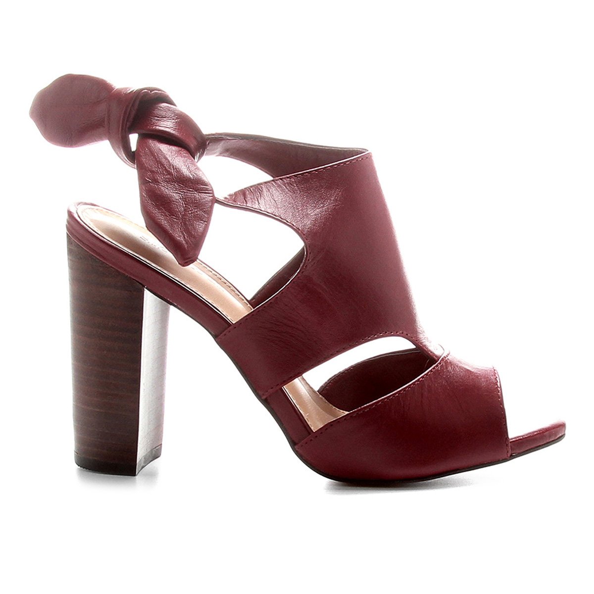 Salto Grosso Sandalia Shoestock Sandalia Prata Salto Grosso Baixo