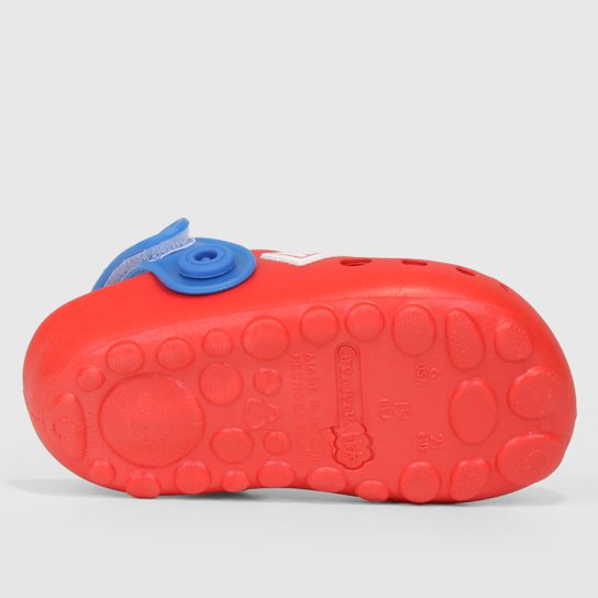 Sandália Infantil Grendene Kids Marvel Cute Hero Babuche Menino