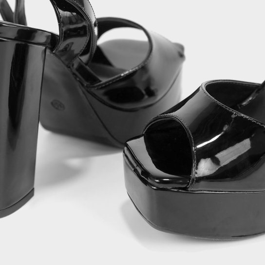 Sandália Meia Pata Shoestock Salto Bloco Feminina