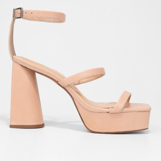 Sandália Santa Lolla Multi Tiras Salto Fino Feminina