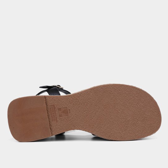 Sandália Shoestock Básica Anabela Alta Corda