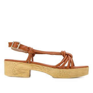 Sandália Shoestock Clog Tiras Feminina