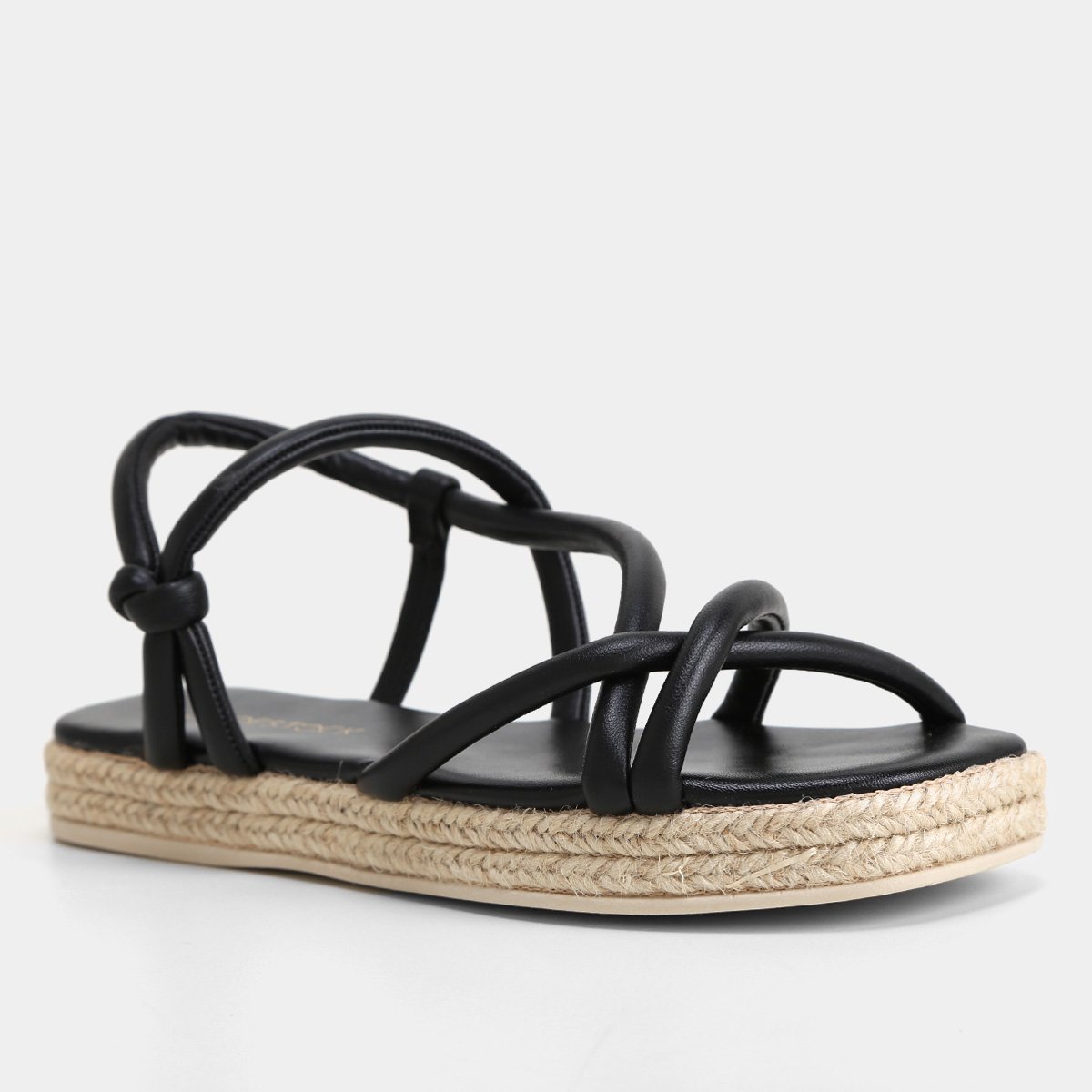 Sandália Shoestock Flatform Corda Feminina