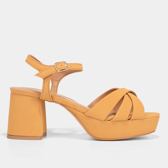 Sandália Shoestock Meia Pata Tiras Feminina