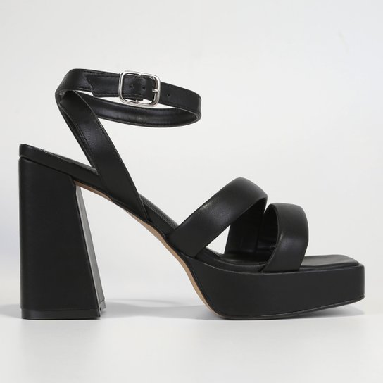 Sandália Shoestock Tiras Comfy Meia Pata Feminina
