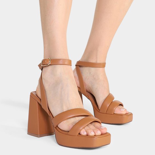 Sandália Shoestock Tiras Comfy Meia Pata Feminina