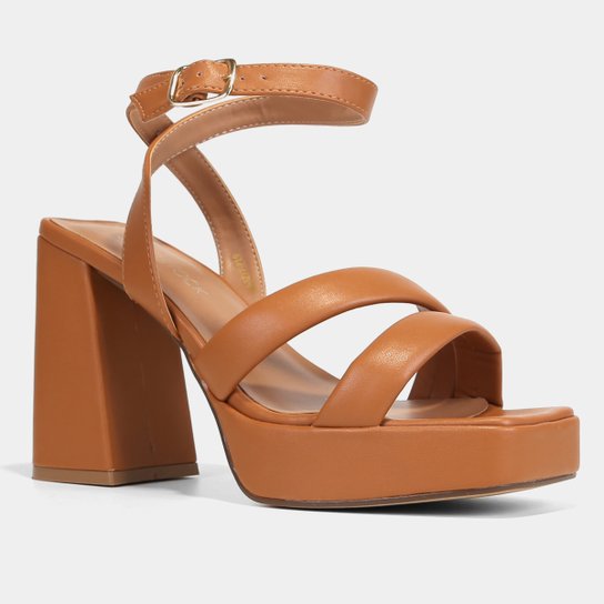 Sandália Shoestock Tiras Comfy Meia Pata Feminina