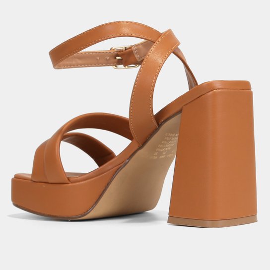 Sandália Shoestock Tiras Comfy Meia Pata Feminina